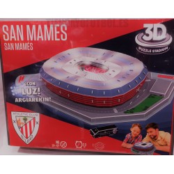 PUZZLE 3D oficial Estadio San Mames con Luz