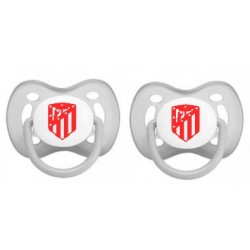Dos Chupetes oficiales Atlético de Madrid
