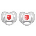 Dos Chupetes oficiales Atlético de Madrid
