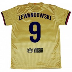 Camiseta 2º oficial FC Barcelona LEWANDOWSKI 2022/23