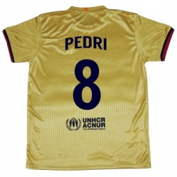 Camiseta 2º Jr. oficial FC Barcelona PEDRI 2022/23