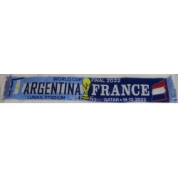 Bufanda final Mundial 2022 Argentina Vs. Francia