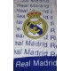 Toalla blanca oficial Real Madrid CF.