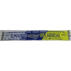 Bufanda Real Madrid - Villarreal de liga