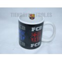 Taza cerámica oficial FC Barcelona "FCB"
