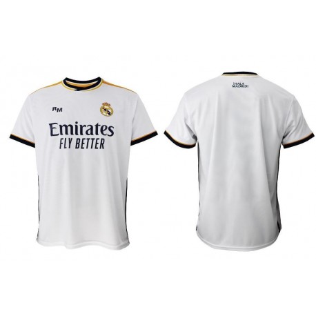 Camiseta 1º Oficial Jr. 2023/24 Real Madrid CF "RM"