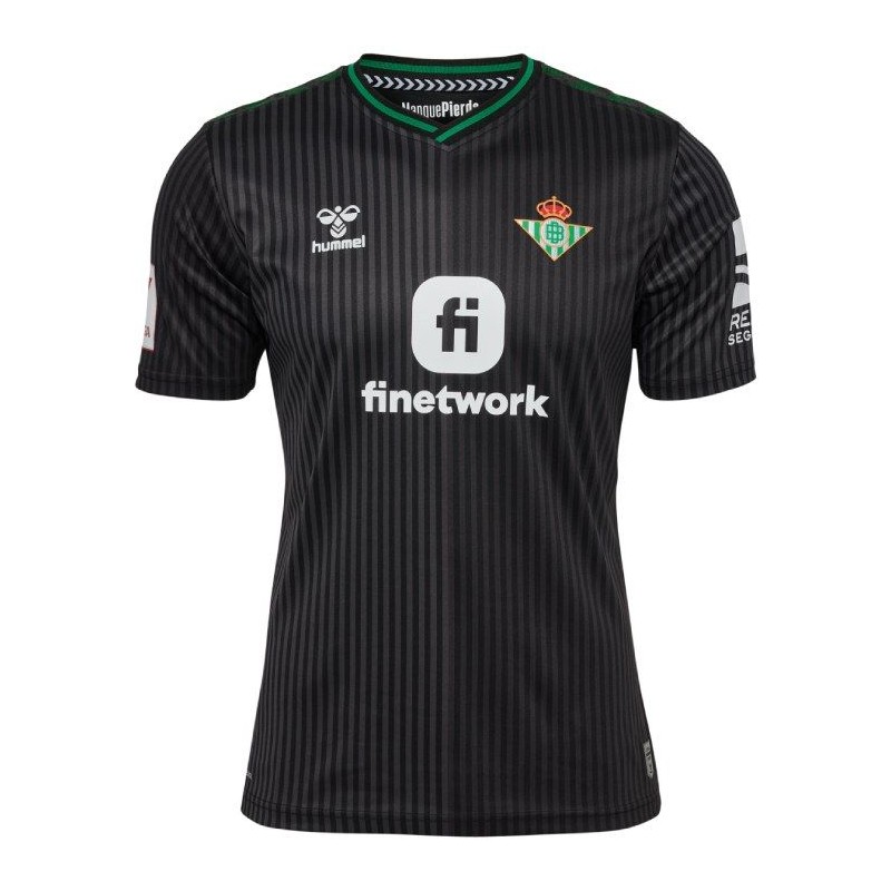 camiseta 2023/24 Betis, Camiseta 3ª negra hummel oficial Real Betis