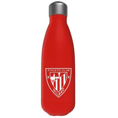 Botella oficial roja de acero Athletic Club de Bilbao