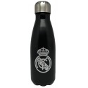 Botella oficial de acero negra Real Madrid CF