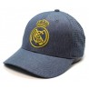 Gorra oficial Real Madrid gris