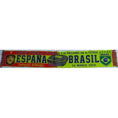 Bufanda España Vs Brasil