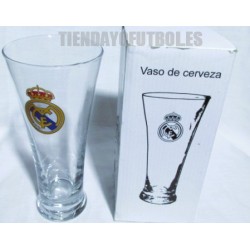 Vaso cerveza Real Madrid CF.
