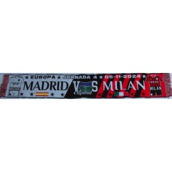 Bufanda Real Madrid Madrid Vs. A C Milan