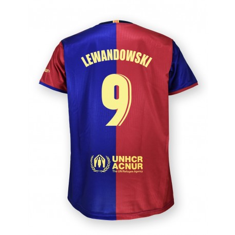 Camiseta 1º oficial FC Barcelona LEWANDOWSKI 2024/25