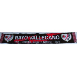 Bufanda Rayo Vallecano "valentía. coraje y nobleza "