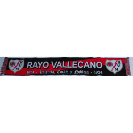 Bufanda Rayo Vallecano "valentía. coraje y nobleza "