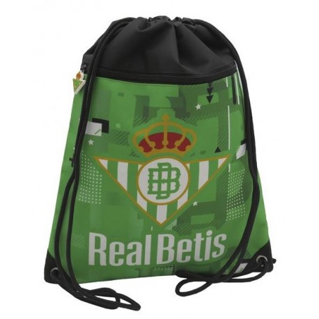 Mochila saco-/ gymsac oficial Real Betis Balompié