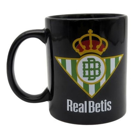 Taza Mug Oficial Real Betis Balompie Negra