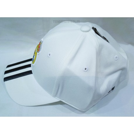 Gorra oficial blanco Real Madrid CF. 2024/25 Adidas