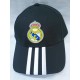 Gorra oficial negro Real Madrid CF. 2024/25 Adidas