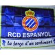 Bandera oficial Grande R.C.Deportivo Espanyol de Barcelona