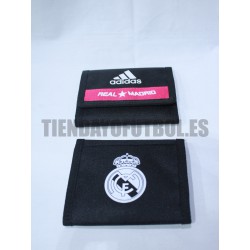 Cartera negra con banda fucsia oficial Real Madrid CF Adidas
