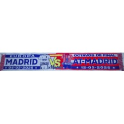 Bufanda Real Madrid -At. Madrid octavos champion 2024/25