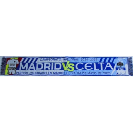 Bufanda Real Madrid - Celta de Liga