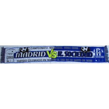 Bufanda Real Madrid Vs. Real Sociedad Liga 2024/25