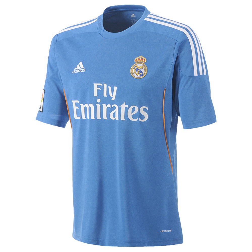 Azul vaquero Camiseta Real Madrid CF, oficial camiseta juego visitante
