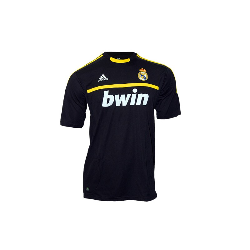 nombre de la marca Comercio apagado Negra Camiseta Real Madrid CF| Adidas camiseta negra Portero ! Portero  camiseta negra