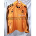 Sudadera naranja oficial Real Madrid CF Adidas