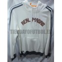 Sudadera oficial Real Madrid CF Marfil Adidas 