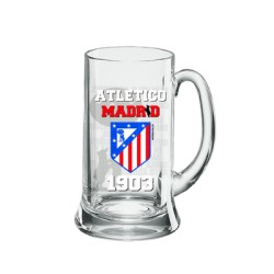 Jarra cerveza pequeña oficial Atlético de Madrid