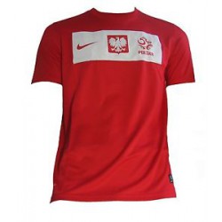 Camiseta Polonia Entreno roja Nike 