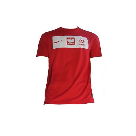 Camiseta Polonia Entreno roja Nike 