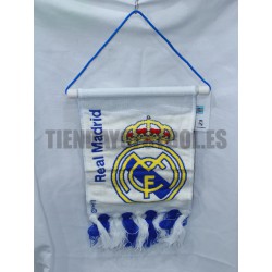 Estandarte oficial pequeño Blanco Real Madrid CF