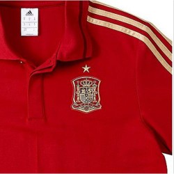 Polo rojo Selección Española Adidas