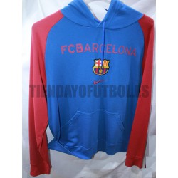 Sudadera oficial azul manga grana FC Barcelona Nike