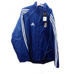 Abrigo-Chamarra oficial azul Real Madrid CF Adidas