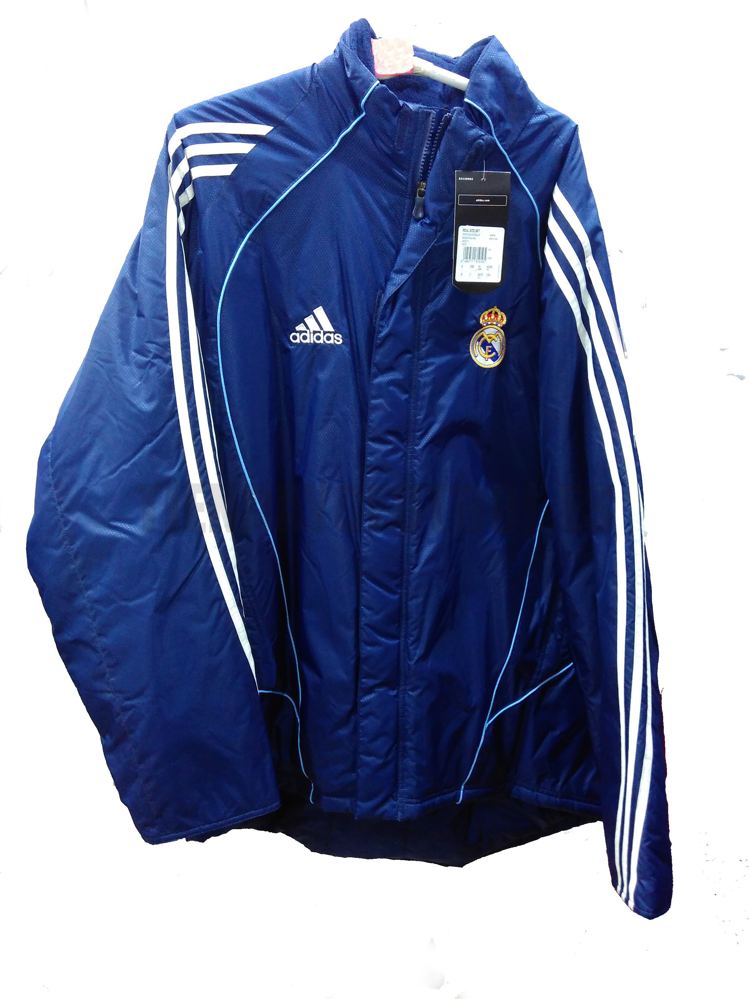 abrigo Real Madrid Chamarro azul| Oficial Real Adidas