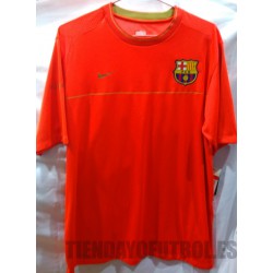 Camiseta oficial naranja Entrenamiento. FC Barcelona Nike