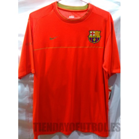 Camiseta naranja Entrenamiento. FC Barcelona Nike