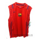 Camiseta oficial Entrenamiento sin manga FC Barcelona Nike roja