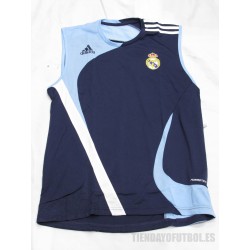Camiseta oficial Entrenamiento. sin manga Real Madrid CF Adidas azul