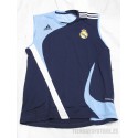 Camiseta oficial Entrenamiento. sin manga Real Madrid CF Adidas azul