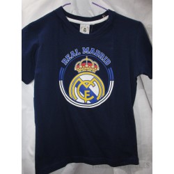 Camiseta oficial Algodón azul Jr. Real Madrid CF