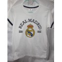 Camiseta oficial Algodón blanca Jr. Real Madrid CF