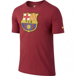 Camiseta Algodón FC Barcelona Nike granate 