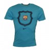 Camiseta Algodón FC Barcelona Nike azul con laurel